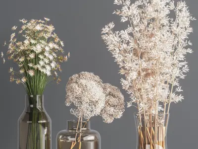 Collaction Plants Bouquet 06 3D model