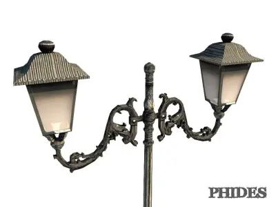 Street Light Low-poly 3D model