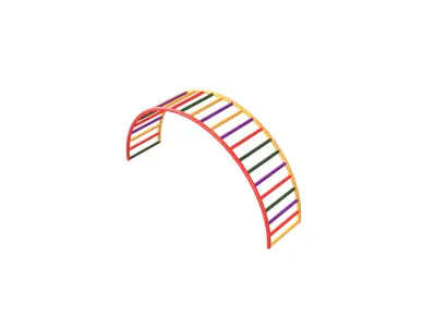 Playground Climbers v1 005 Low-poly 3D model