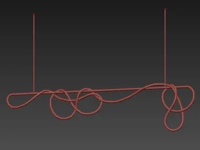 Tracer Bar II Long Rope from Luke Lamp Co 3D model