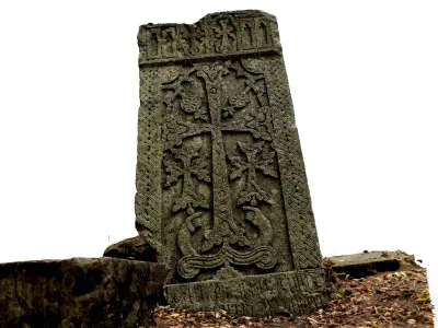 Cross stone 3D model purchase