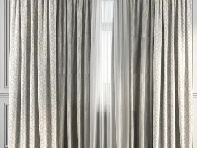 Curtain Set 141 3D model