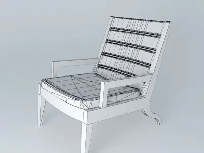 Christian Liaigre Exterior Chair 3D model