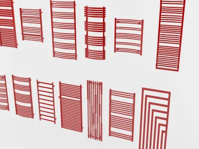 Heaters pack Free 3D model
