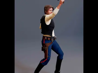 Han Solo 3d Model 3D model