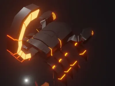 Sci-Fi Scorpion 3D model