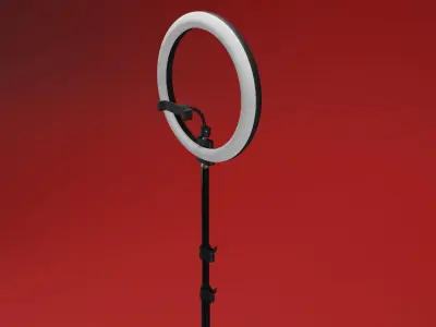 RingLight ring light on tripod Free 3D model