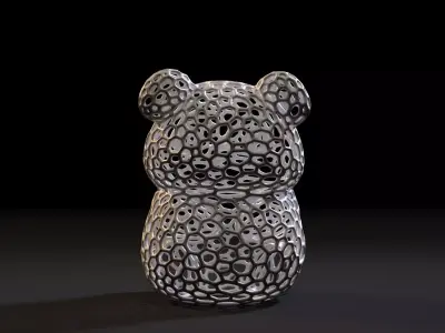 Panda Voronoi 3D print model