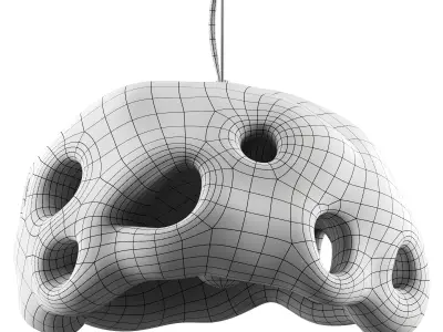 Creative pendant light Low-poly 3D model