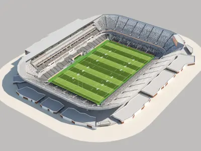 Bankwest stadium 3D model