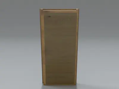 laos Front Door Low-poly 3D model