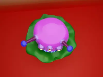 Lost Alien Low-poly 3D model