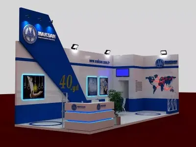 Mak Exhibit Fair Stand 3D model