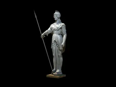 Athena Statue 3D model