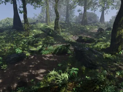 Forest Scene 3D model