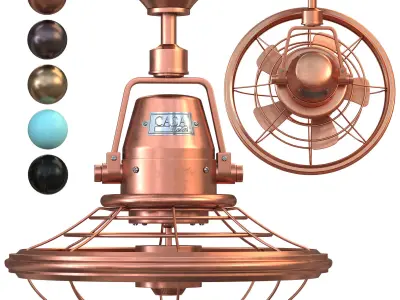 High quality fans collection-003 3D model