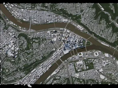 Pittsburgh - USA 3D model
