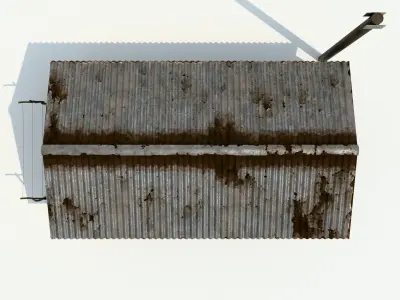 Old house 03 Low-poly 3D model