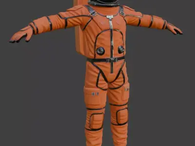 Astronaut Spacesuit 3D Model 3D model