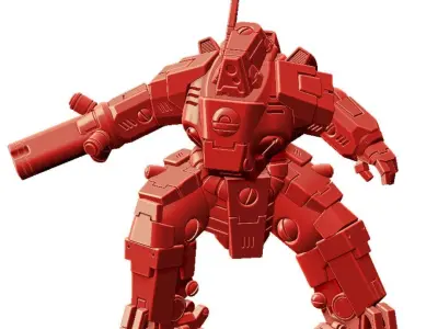 Auger Warsuit Team 3D print model