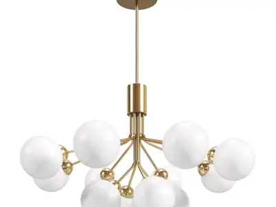 Chandelier CosmoLight CAPE TOWN P12049BR   3D model