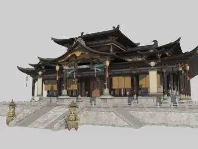 University of Ancient Asian Architecture Research Institute 3D model