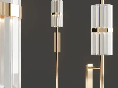 LUXXU LIBERTY TORCH WALL 3D model