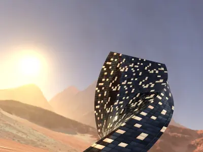 Modern Building 3D model