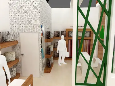 Exhibition Stand - ST0020 3D model