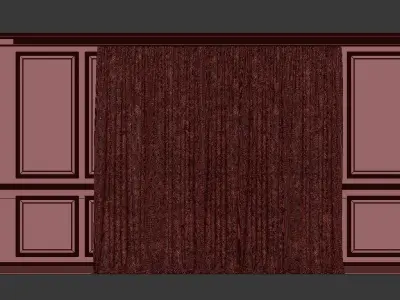 Curtain Set 80 3D model
