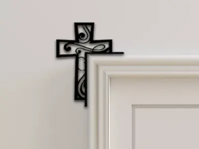 Jesus Door Corner Decor 3D print model