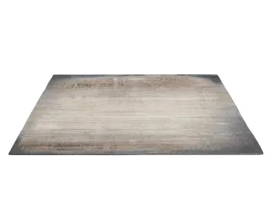 NASRIN HAND-KNOTTED WOOL RUG 3D model