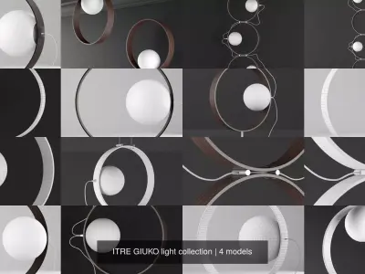 ITRE GIUKO light collection 3D Model Pack