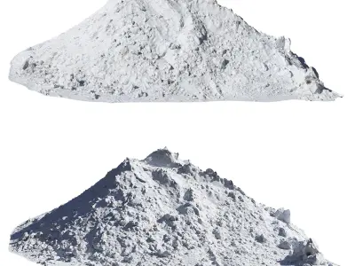 Ultra realistic Snowy mountains HQ 3D Model Pack