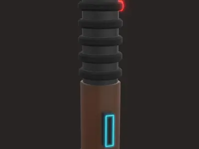 Light Saber Low-poly 3D model buy