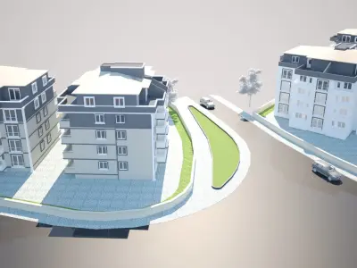 Modern Apartment 3D modeling 3D print model