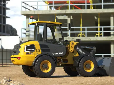  Volvo L25 Electric Loader with Bucket 