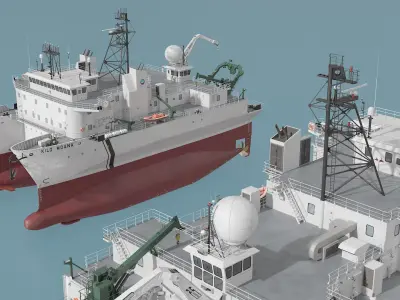  Kilo Moana Research Ship with Nato Submarine 