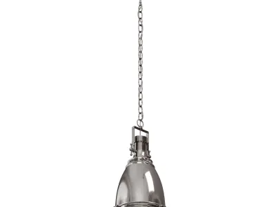 Chrome ceiling lamp Lussole Monsey GRLSP 9614 3D model