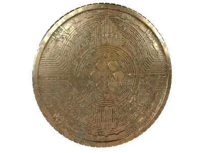 Cardano Coin v6 006 Low-poly 3D model