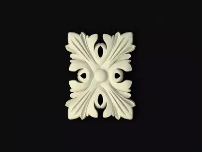 rosette dekor Free 3D model