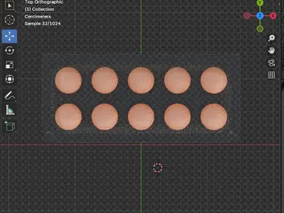 Egg Plastic Packaging 3D model