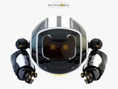 Dog walker XI bot 3D model