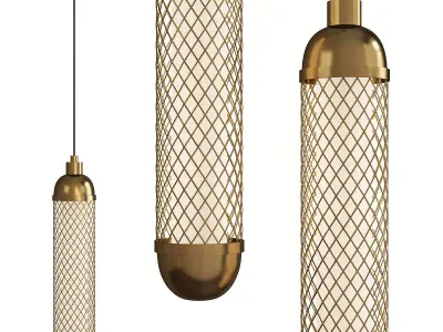 Hayes 1 Light Pendant Light Low-poly 3D model