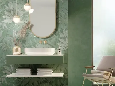 Modern Bathroom Interior 3D model purchase