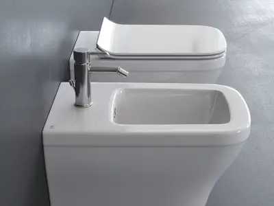  Noken Forma Wall-Hung WC Low-poly 3D model