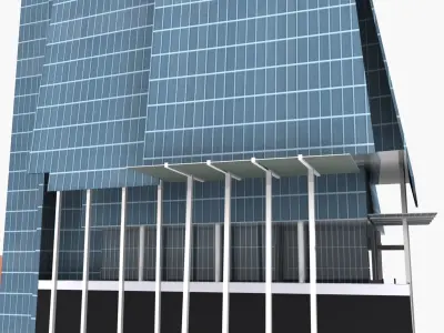 The Shard Building 3d Model 3D model