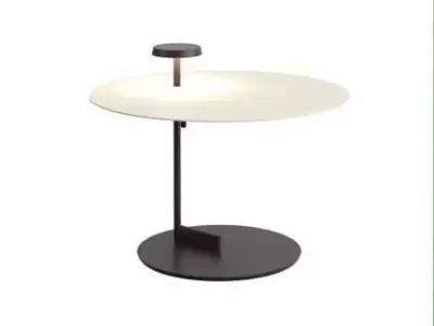 Modern Flat Table Lamp 3D Model  3D model