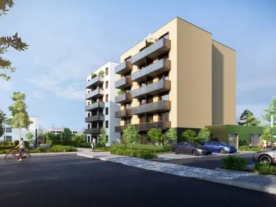 Apartment Building Exterior 01 3D model