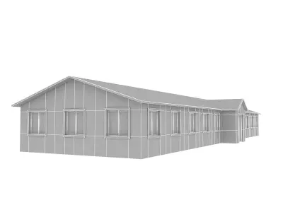 Modern Building 1 Low-poly 3D model